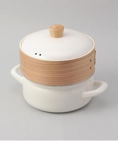 212 KITCHEN STORE / トゥーワントゥーキッチン ストア キッチンツール | せいろ付きホーロー鍋 WH ＜富士ホーロー ＞
