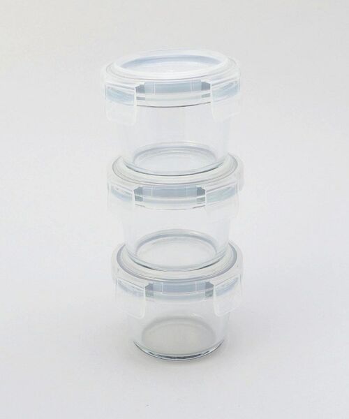 212 KITCHEN STORE / トゥーワントゥーキッチン ストア キッチンツール | 耐熱ガラスミニ保存容器3P ラウンド ＜atomico アトミコ＞ | 詳細1