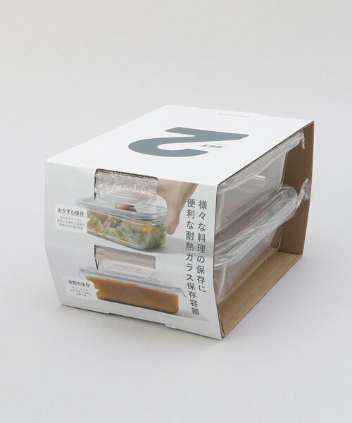 212 KITCHEN STORE / トゥーワントゥーキッチン ストア キッチンツール | 耐熱ガラス保存容器2P M ＜atomico アトミコ＞ | 詳細5
