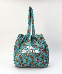 212 KITCHEN STORE / トゥーワントゥーキッチン ストア バッグ | ラタ プリントトート リーフブルー