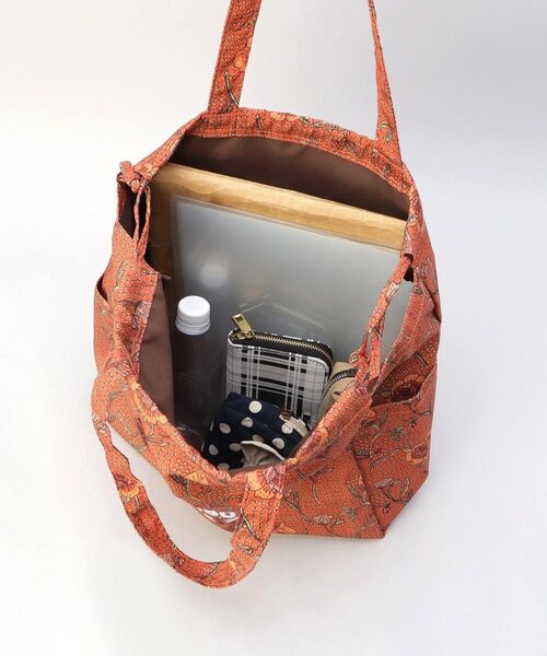 212 KITCHEN STORE / トゥーワントゥーキッチン ストア バッグ | ラタ プリントトート フラワーオレンジ | 詳細6