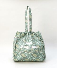 212 KITCHEN STORE / トゥーワントゥーキッチン ストア バッグ | ラタ プリントトート リップルグリーン