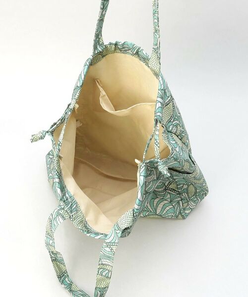 212 KITCHEN STORE / トゥーワントゥーキッチン ストア バッグ | ラタ プリントトート リップルグリーン | 詳細5