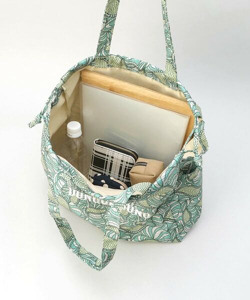 212 KITCHEN STORE / トゥーワントゥーキッチン ストア バッグ | ラタ プリントトート リップルグリーン | 詳細6