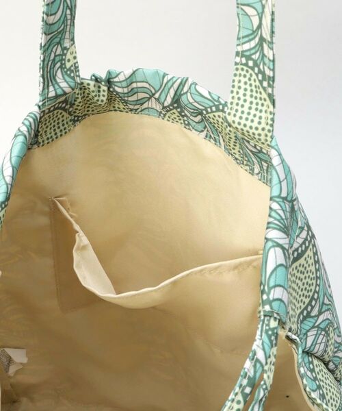 212 KITCHEN STORE / トゥーワントゥーキッチン ストア バッグ | ラタ プリントトート リップルグリーン | 詳細9