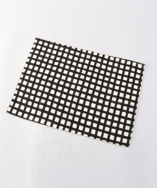 212 KITCHEN STORE / トゥーワントゥーキッチン ストア インテリア・生活雑貨・ホビー・ステーショナリー | ランチョンマット リネンライクチェック BK | 詳細1