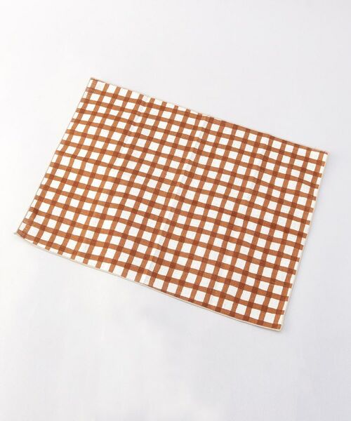 212 KITCHEN STORE / トゥーワントゥーキッチン ストア インテリア・生活雑貨・ホビー・ステーショナリー | ランチョンマット リネンライクチェック BR | 詳細1