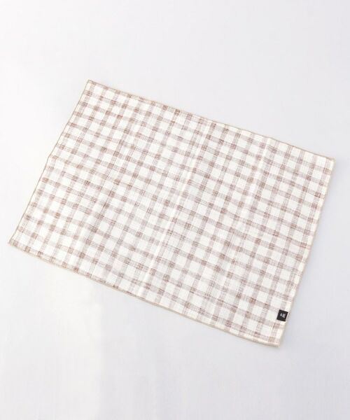 212 KITCHEN STORE / トゥーワントゥーキッチン ストア インテリア・生活雑貨・ホビー・ステーショナリー | ランチョンマット リネンライクチェック BR | 詳細2