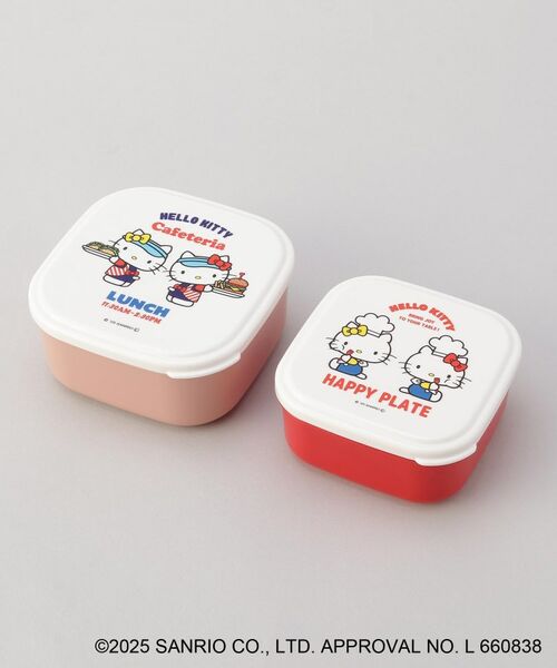 212 KITCHEN STORE / トゥーワントゥーキッチン ストア その他 | スクエアシール容器2P ＜HELLO KITTY ハローキティ＞ | 詳細1