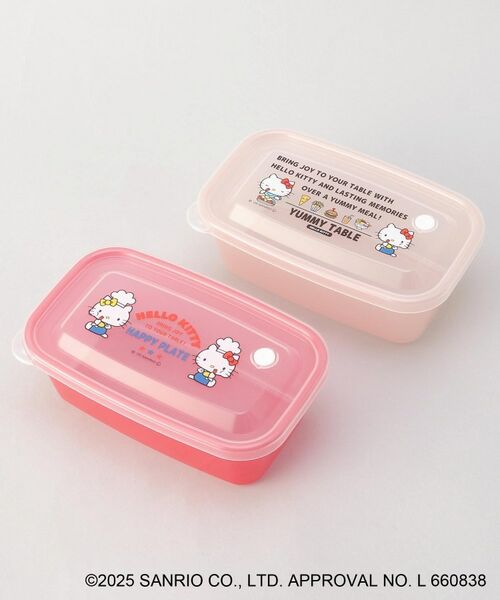 212 KITCHEN STORE / トゥーワントゥーキッチン ストア その他 | レンジパック2Pセット650ml PKRD ＜HELLO KITTY ハローキティ＞ | 詳細1