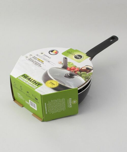 212 KITCHEN STORE / トゥーワントゥーキッチン ストア キッチンツール | エッセンス フライパン 24cm 深型 ガラス蓋付き  ＜GreenPan  グリーンパン＞ | 詳細8