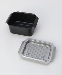 212 KITCHEN STORE / トゥーワントゥーキッチン ストア キッチンツール | ポコフリットIH対応角型揚げ鍋ミニ (アミ付)