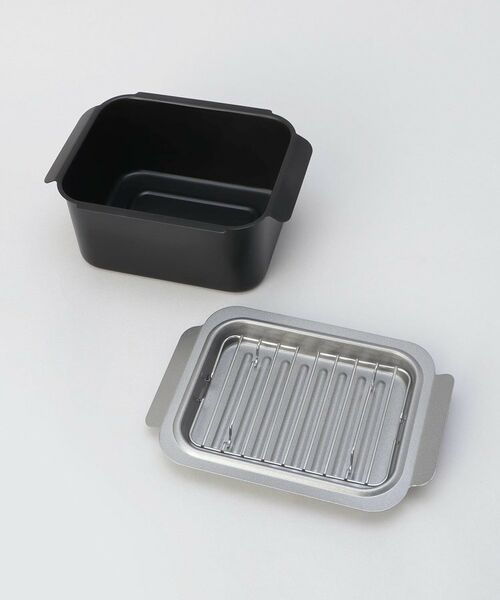 212 KITCHEN STORE / トゥーワントゥーキッチン ストア キッチンツール | ポコフリットIH対応角型揚げ鍋ミニ (アミ付) | 詳細1