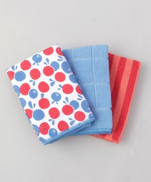 212 KITCHEN STORE / トゥーワントゥーキッチン ストア インテリア・生活雑貨・ホビー・ステーショナリー | トリドリ マイクロファイバータオル BL | 詳細1