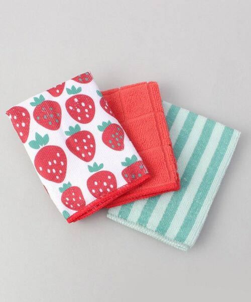 212 KITCHEN STORE / トゥーワントゥーキッチン ストア インテリア・生活雑貨・ホビー・ステーショナリー | トリドリ マイクロファイバータオル RD | 詳細1