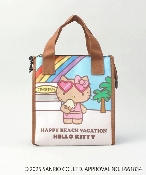 212 KITCHEN STORE / トゥーワントゥーキッチン ストア その他 | 日焼けハローキティ 三角マチ保冷バッグ BL | 詳細1