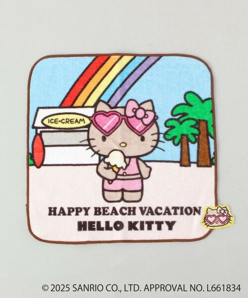 212 KITCHEN STORE / トゥーワントゥーキッチン ストア その他 | 日焼けハローキティ 刺繍ハンドタオル BL | 詳細1