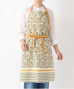 212 KITCHEN STORE / トゥーワントゥーキッチン ストア インテリア・生活雑貨・ホビー・ステーショナリー | ブロックプリント フルエプロン MU ＜212Kオリジナル＞
