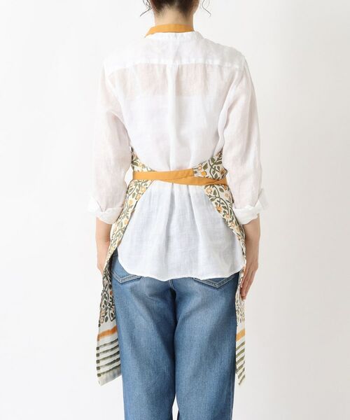 212 KITCHEN STORE / トゥーワントゥーキッチン ストア インテリア・生活雑貨・ホビー・ステーショナリー | ブロックプリント フルエプロン MU ＜212Kオリジナル＞ | 詳細3