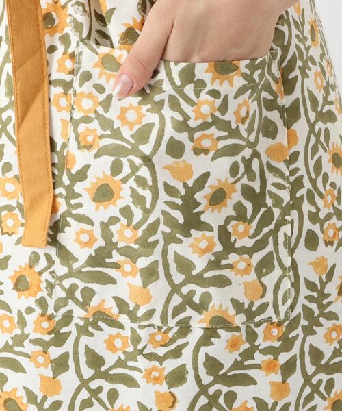 212 KITCHEN STORE / トゥーワントゥーキッチン ストア インテリア・生活雑貨・ホビー・ステーショナリー | ブロックプリント フルエプロン MU ＜212Kオリジナル＞ | 詳細6