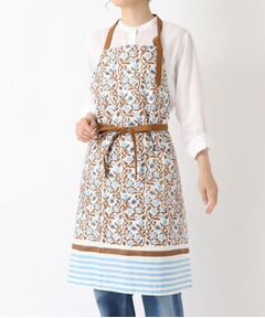 212 KITCHEN STORE / トゥーワントゥーキッチン ストア インテリア・生活雑貨・ホビー・ステーショナリー | ブロックプリント フルエプロン BL ＜212Kオリジナル＞