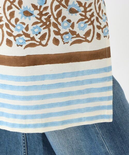 212 KITCHEN STORE / トゥーワントゥーキッチン ストア インテリア・生活雑貨・ホビー・ステーショナリー | ブロックプリント フルエプロン BL ＜212Kオリジナル＞ | 詳細7