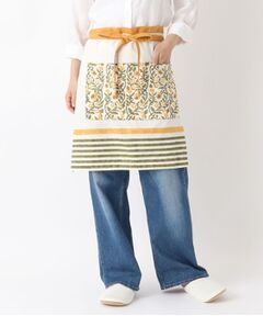 212 KITCHEN STORE / トゥーワントゥーキッチン ストア インテリア・生活雑貨・ホビー・ステーショナリー | ブロックプリント カフェエプロン MU ＜212Kオリジナル＞
