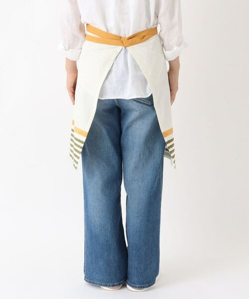 212 KITCHEN STORE / トゥーワントゥーキッチン ストア インテリア・生活雑貨・ホビー・ステーショナリー | ブロックプリント カフェエプロン MU ＜212Kオリジナル＞ | 詳細3