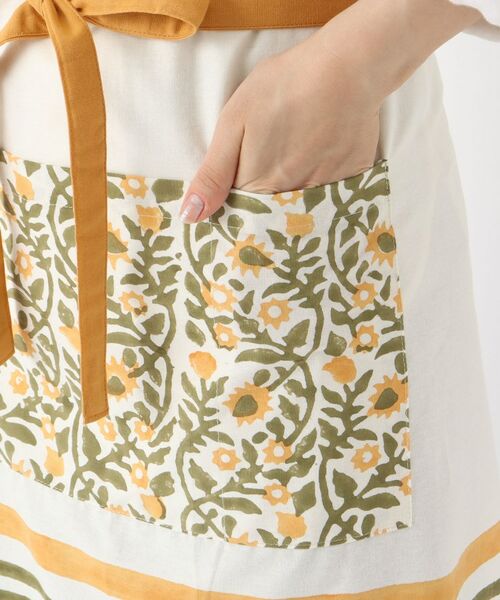 212 KITCHEN STORE / トゥーワントゥーキッチン ストア インテリア・生活雑貨・ホビー・ステーショナリー | ブロックプリント カフェエプロン MU ＜212Kオリジナル＞ | 詳細5