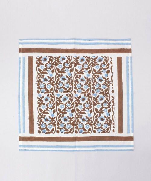 212 KITCHEN STORE / トゥーワントゥーキッチン ストア インテリア・生活雑貨・ホビー・ステーショナリー | ブロックプリント マルチクロスS BL ＜212Kオリジナル＞ | 詳細1