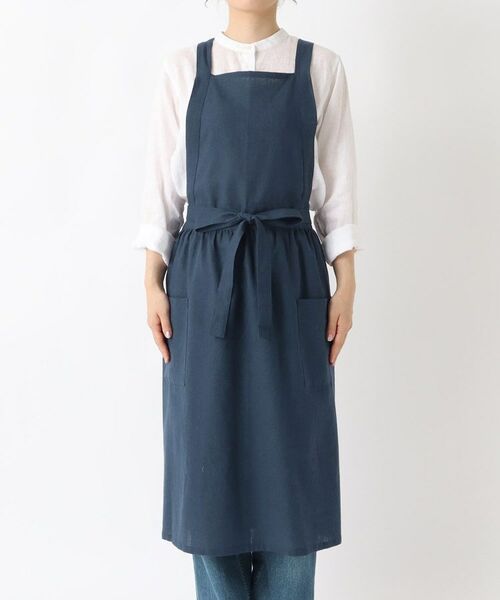 212 KITCHEN STORE / トゥーワントゥーキッチン ストア インテリア・生活雑貨・ホビー・ステーショナリー | リネンコットン フルエプロンギャザー NV | 詳細1