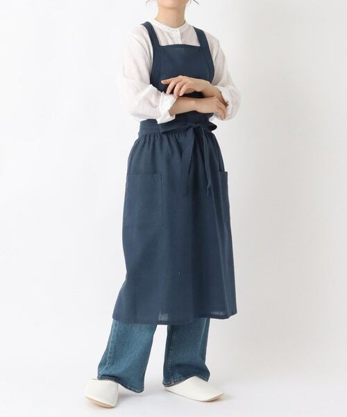 212 KITCHEN STORE / トゥーワントゥーキッチン ストア インテリア・生活雑貨・ホビー・ステーショナリー | リネンコットン フルエプロンギャザー NV | 詳細10