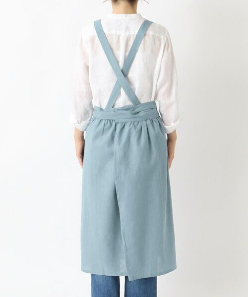 212 KITCHEN STORE / トゥーワントゥーキッチン ストア インテリア・生活雑貨・ホビー・ステーショナリー | リネンコットン フルエプロンギャザー BGY | 詳細3