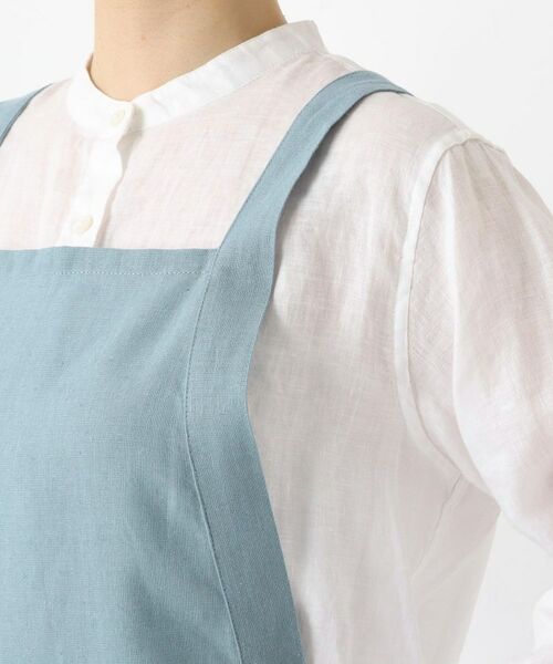 212 KITCHEN STORE / トゥーワントゥーキッチン ストア インテリア・生活雑貨・ホビー・ステーショナリー | リネンコットン フルエプロンギャザー BGY | 詳細5