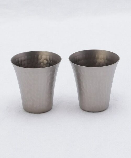 212 KITCHEN STORE / トゥーワントゥーキッチン ストア グラス・マグカップ | チタン冷酒カップ 2PC 貼箱入 | 詳細1