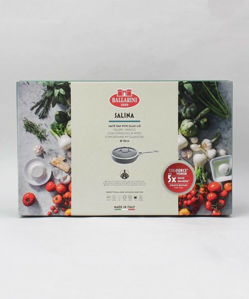 212 KITCHEN STORE / トゥーワントゥーキッチン ストア キッチンツール | サリーナ セラミックフライパン深型ガラス蓋付き 28センチ ＜BALLARINI バッラリーニ＞ | 詳細8