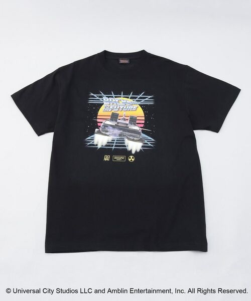 212 KITCHEN STORE / トゥーワントゥーキッチン ストア その他 | Tシャツ タイムマシン BK ＜Back To The Future バックトゥザフューチャー＞ | 詳細1
