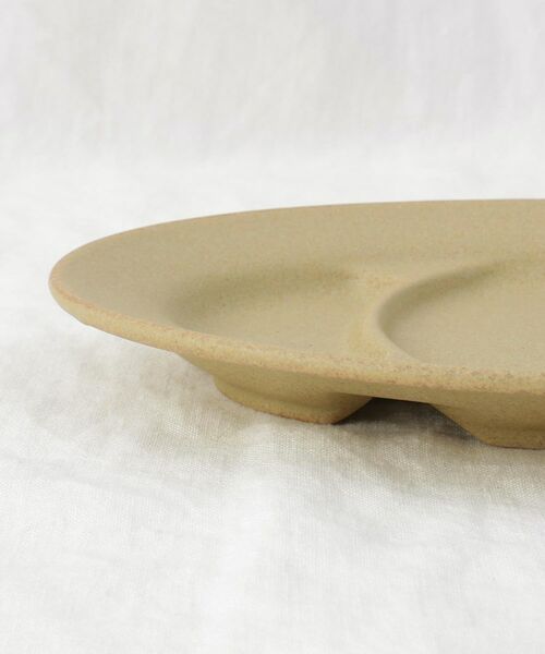 212 KITCHEN STORE / トゥーワントゥーキッチン ストア 食器 | うつろい 仕切り皿 黄瀬戸 | 詳細5