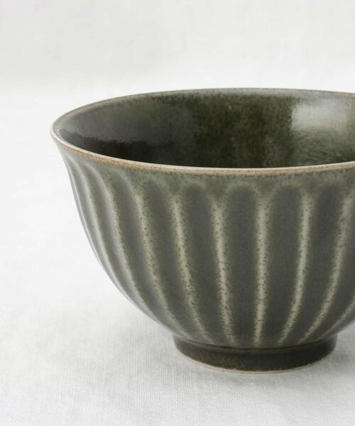 212 KITCHEN STORE / トゥーワントゥーキッチン ストア 食器 | ケイプ 削ぎ茶碗 オリベグリーン | 詳細5