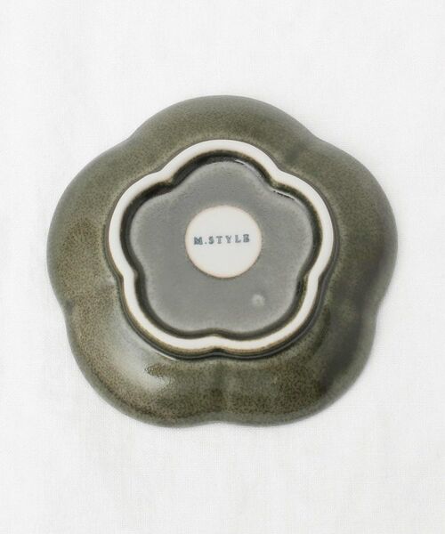 212 KITCHEN STORE / トゥーワントゥーキッチン ストア 食器 | ケイプ 梅形小皿 オリベグリーン | 詳細4