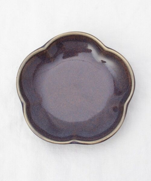 212 KITCHEN STORE / トゥーワントゥーキッチン ストア 食器 | ケイプ 梅形小皿 レーズンブラウン | 詳細3