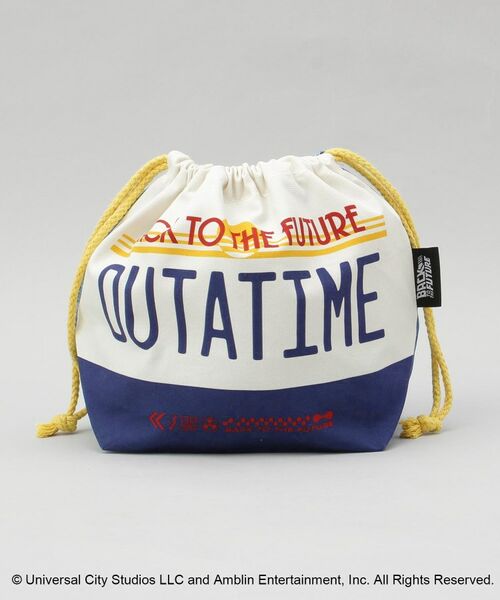 212 KITCHEN STORE / トゥーワントゥーキッチン ストア その他 | ランチ巾着 ナンバープレート ＜Back To The Future バックトゥザフューチャー＞ | 詳細1