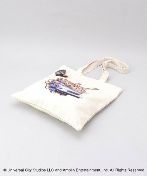 212 KITCHEN STORE / トゥーワントゥーキッチン ストア その他 | 缶バッジ付きトート IVタイムマシン ＜Back To The Future バックトゥザフューチャー＞ | 詳細4