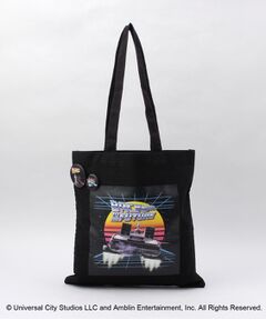 212 KITCHEN STORE / トゥーワントゥーキッチン ストア その他 | 缶バッジ付きトート BKタイムマシンン＜Back To The Future バックトゥザフューチャー＞