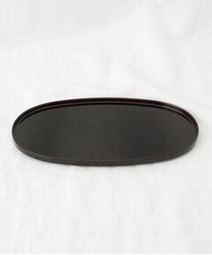 212 KITCHEN STORE / トゥーワントゥーキッチン ストア インテリア・生活雑貨・ホビー・ステーショナリー | 越前塗り 小判型 おぼん BK ＜ハレとケ＞