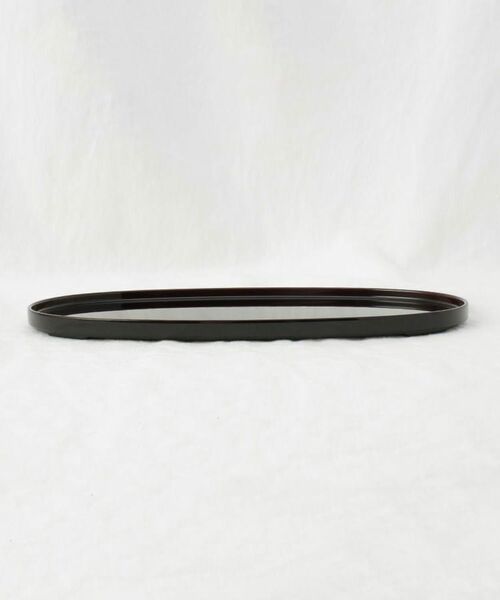 212 KITCHEN STORE / トゥーワントゥーキッチン ストア インテリア・生活雑貨・ホビー・ステーショナリー | 越前塗り 小判型 おぼん BK ＜ハレとケ＞ | 詳細2