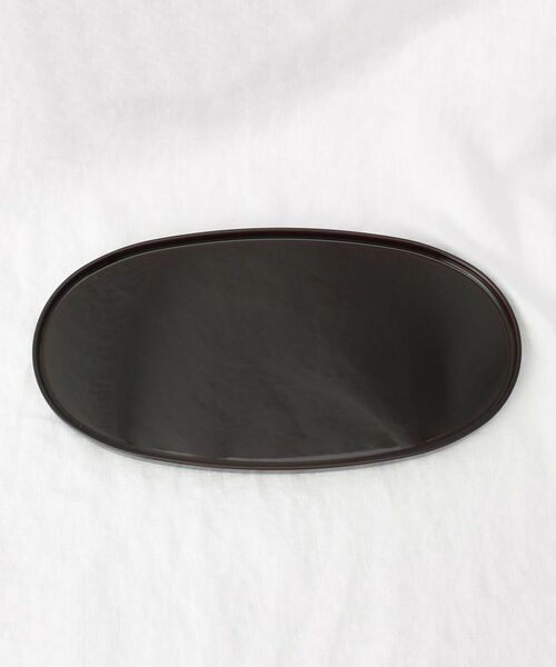 212 KITCHEN STORE / トゥーワントゥーキッチン ストア インテリア・生活雑貨・ホビー・ステーショナリー | 越前塗り 小判型 おぼん BK ＜ハレとケ＞ | 詳細3