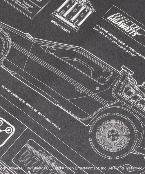 212 KITCHEN STORE / トゥーワントゥーキッチン ストア その他 | ランチョンマット BK ＜Back To The Future バックトゥザフューチャー＞ | 詳細3