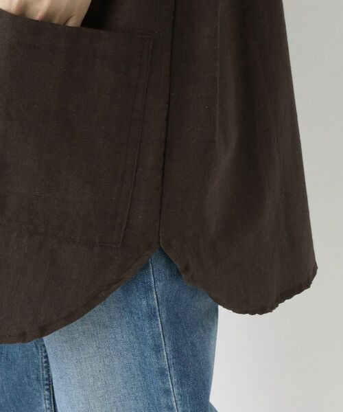 212 KITCHEN STORE / トゥーワントゥーキッチン ストア インテリア・生活雑貨・ホビー・ステーショナリー | シャンブリック 花びらリブ袖かっぽうぎ BK | 詳細7