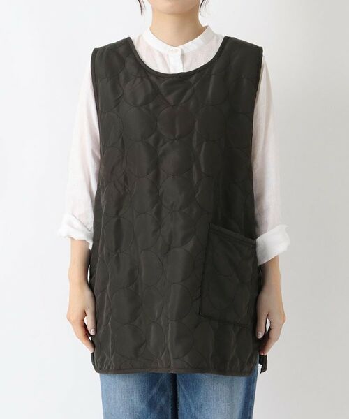 212 KITCHEN STORE / トゥーワントゥーキッチン ストア インテリア・生活雑貨・ホビー・ステーショナリー | ローマン キルトショートタブリエ BK | 詳細1